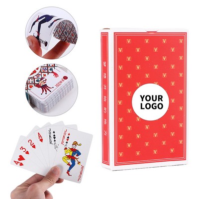Full Color Plastic Coated Poker Deck