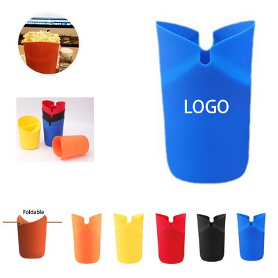 Foldable Silicone Popcorn Bucket