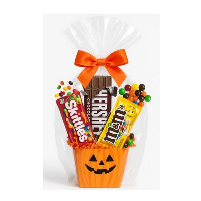 Halloween Pumpkin Candy Basket