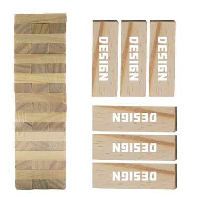 Wood Tumble Tower Game